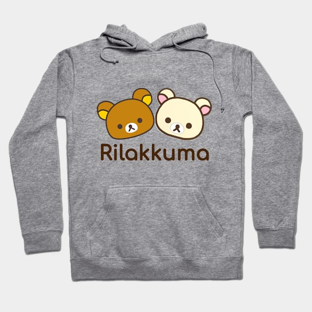 Rilakkuma and Korilakkuma Hoodie by cutie_eyes